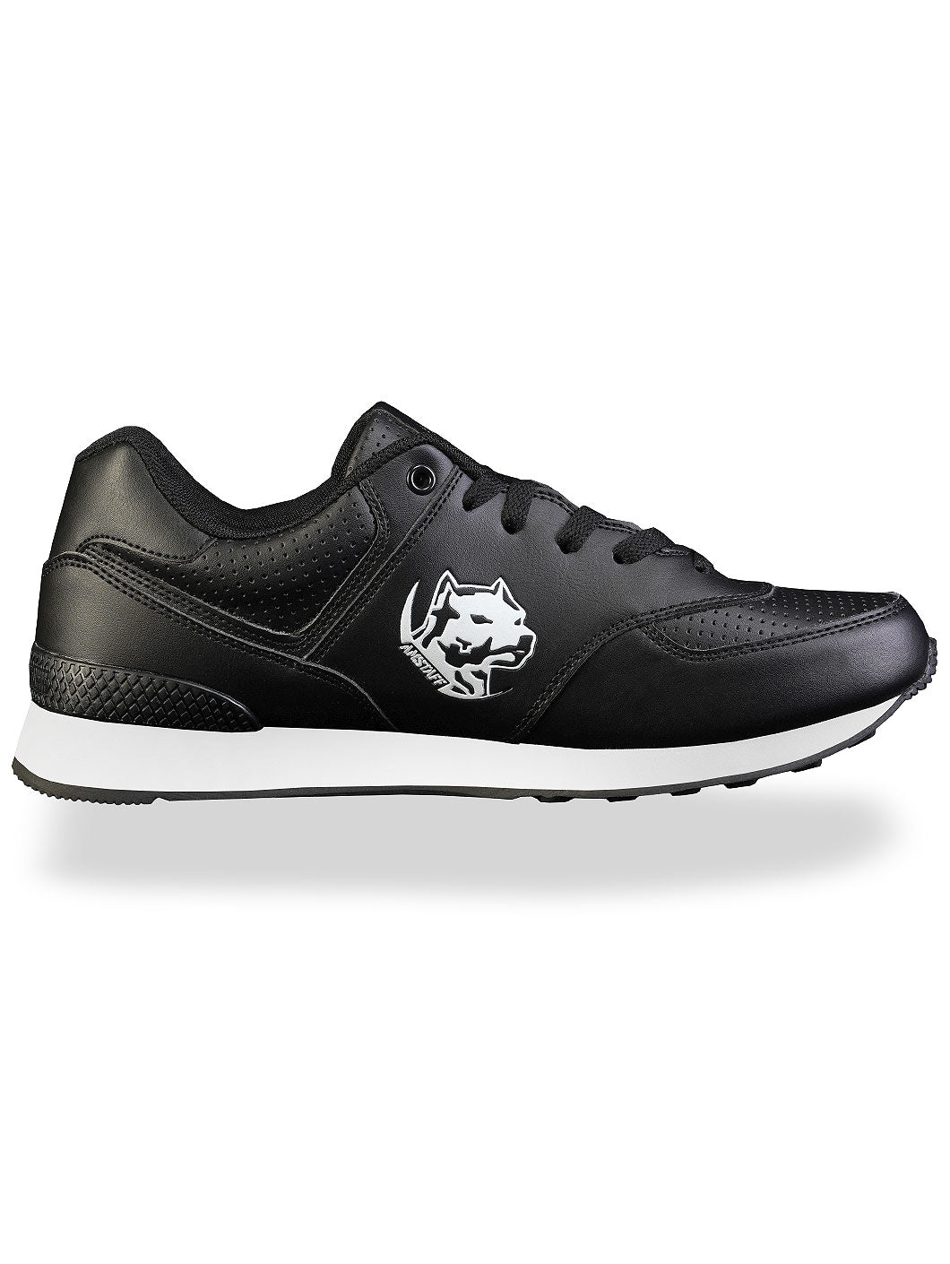 Running Dog Sneaker Black White