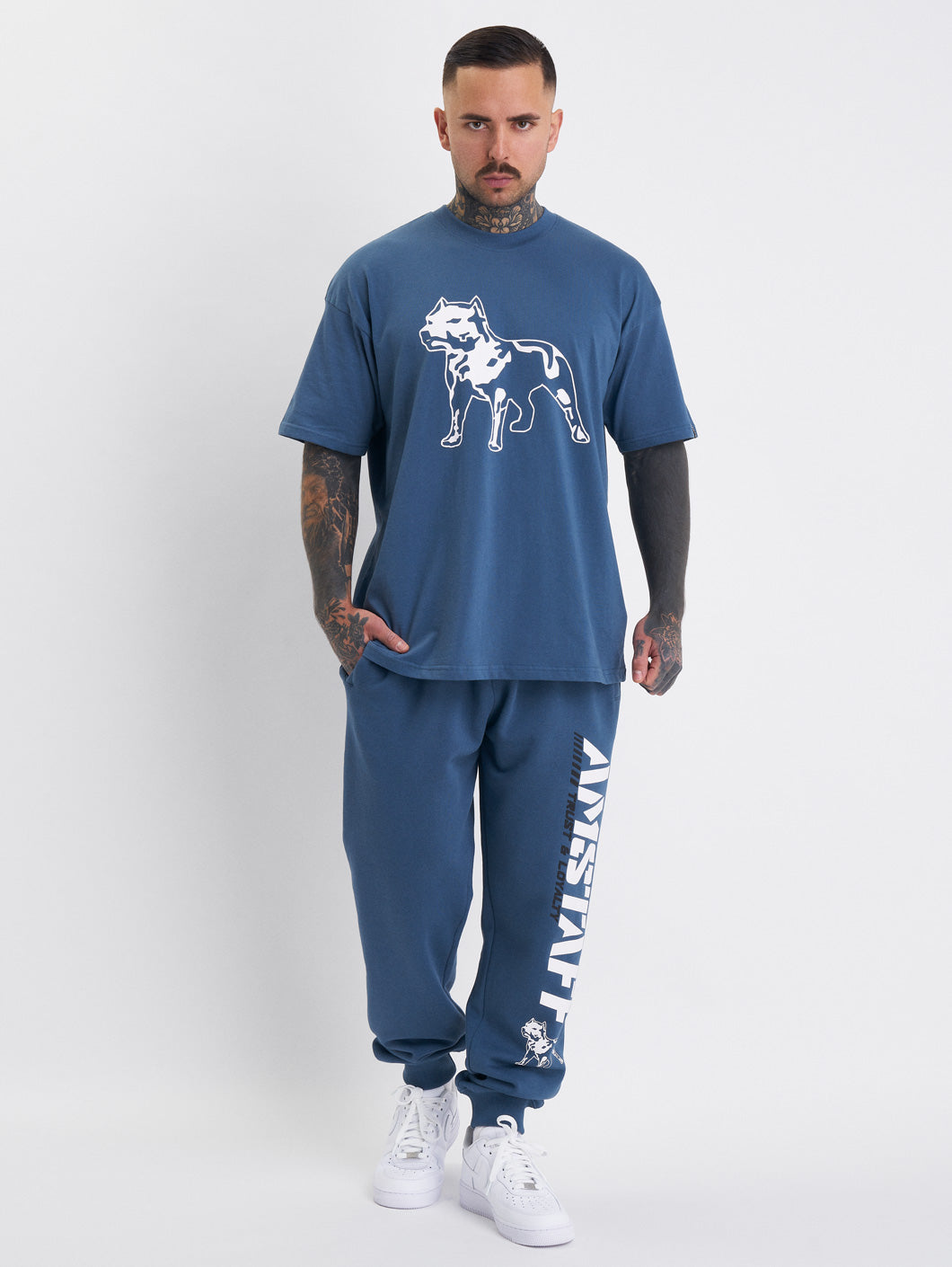 Amstaff Logo 2.0 T-Shirt Cobald Blue