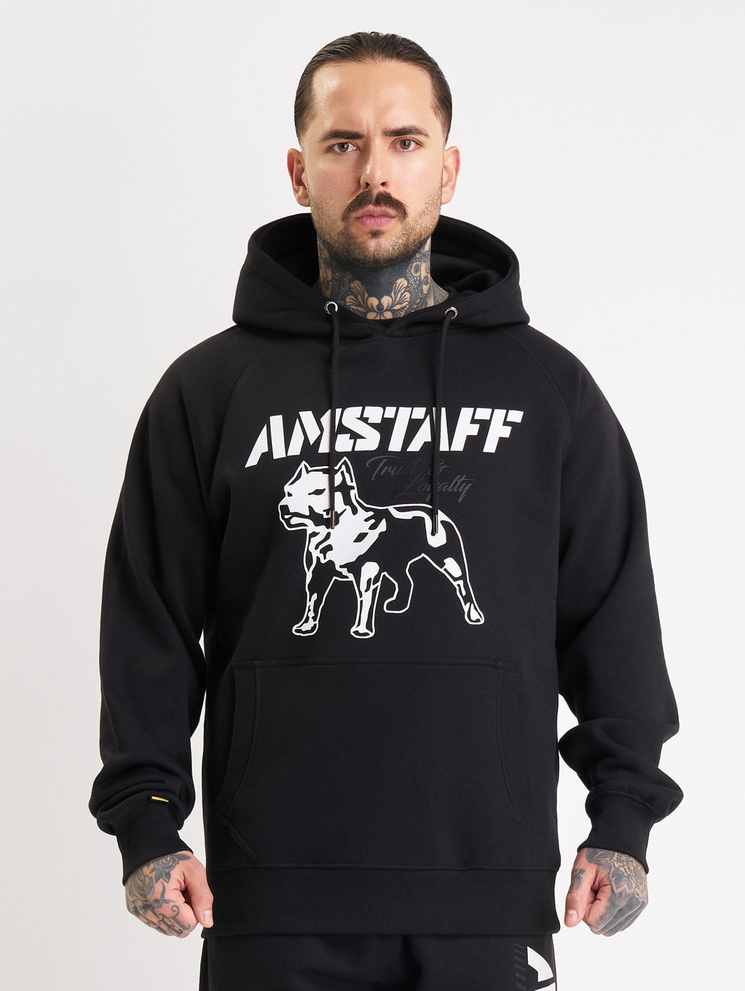 Amstaff Logo 2.0 Hoodie Black White