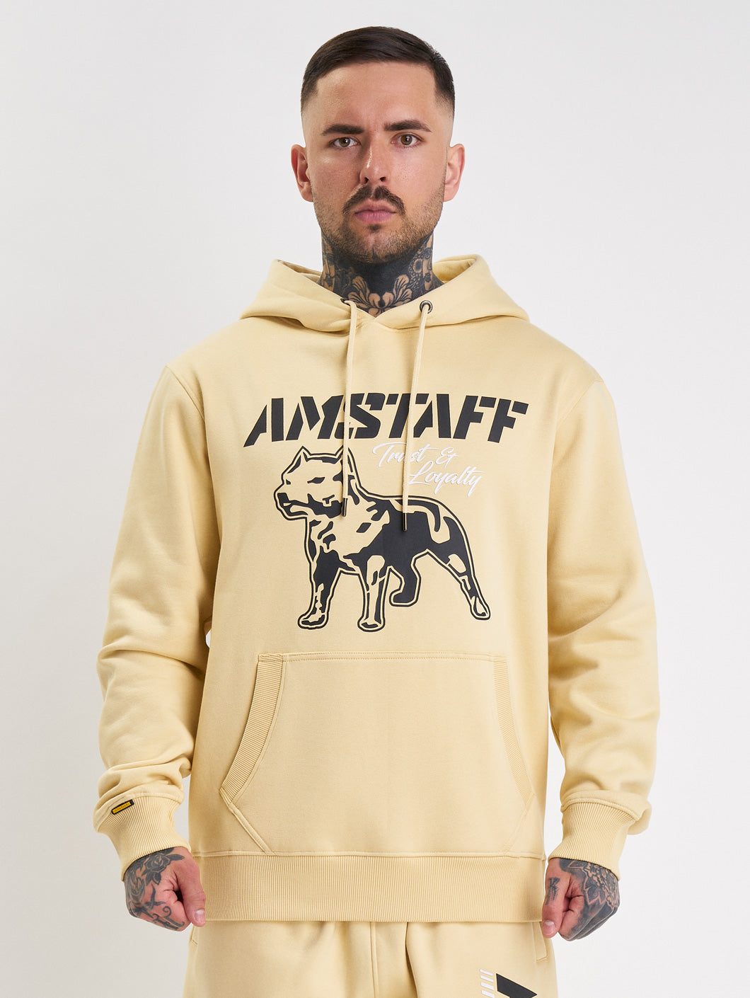 Amstaff Logo 2.0 Hoodie Vanilla Cream