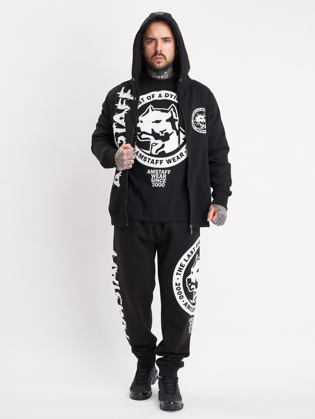 Amstaff Valtor Ziphoodie Black