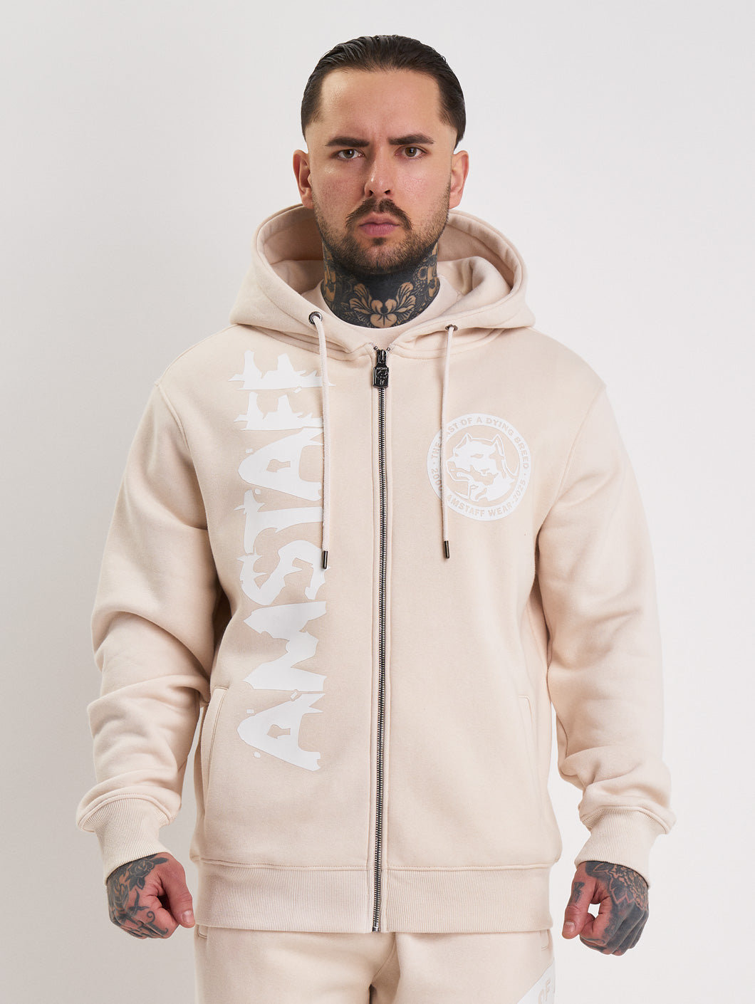 Amstaff Valtor Ziphoodie Creamwood