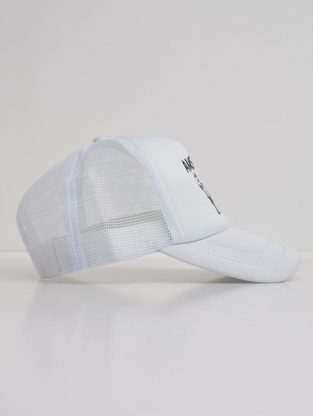 Amstaff Logo Mesh Cap White