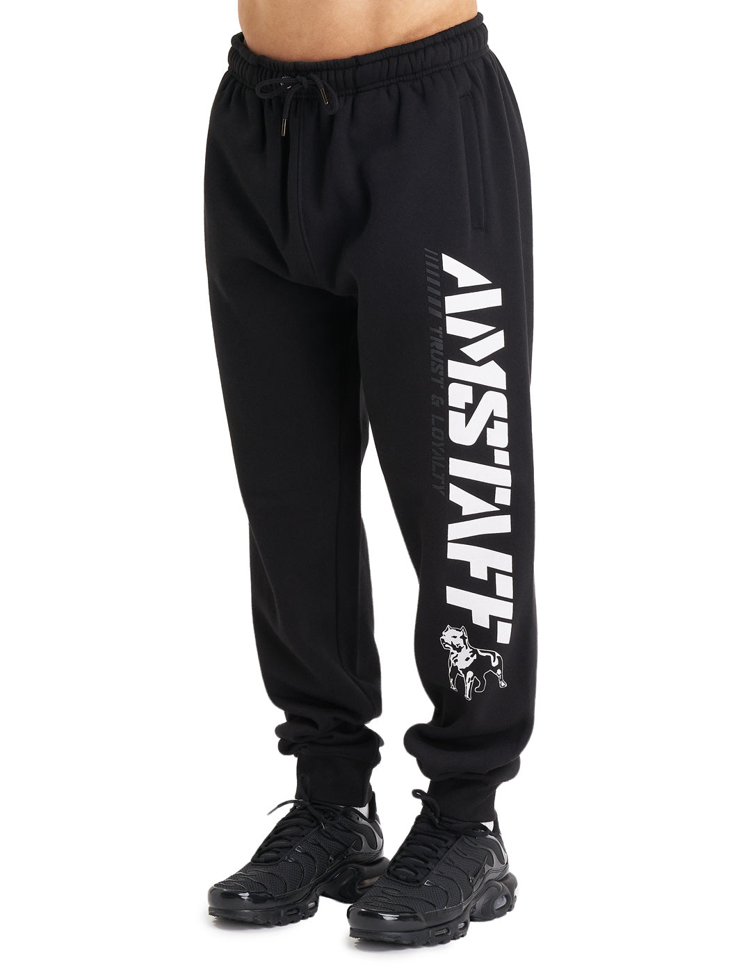 Amstaff Logo 2.0 Sweatpants Black White