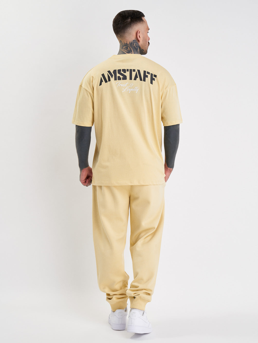Amstaff Logo 2.0 Sweatpants Vanilla Cream