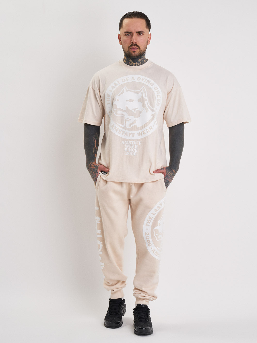 Amstaff Valtor Sweatpants Creamwood