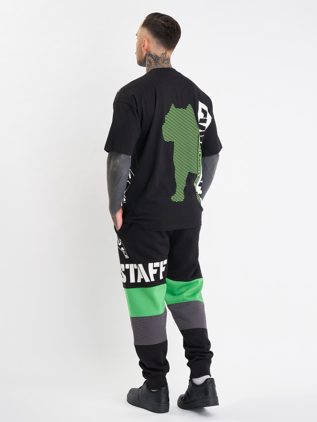Amstaff Masho Sweatpants Black Grey Green