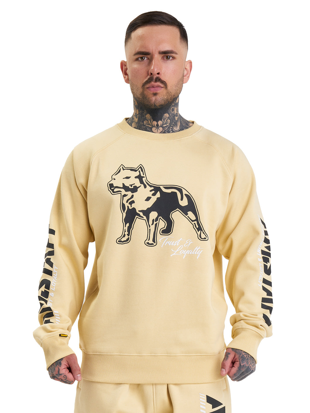 Amstaff Logo 2.0 Sweatshirt Vanilla Cream
