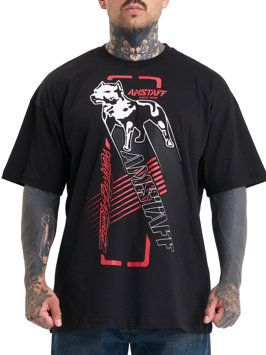 Amstaff Yeller T-Shirt Black