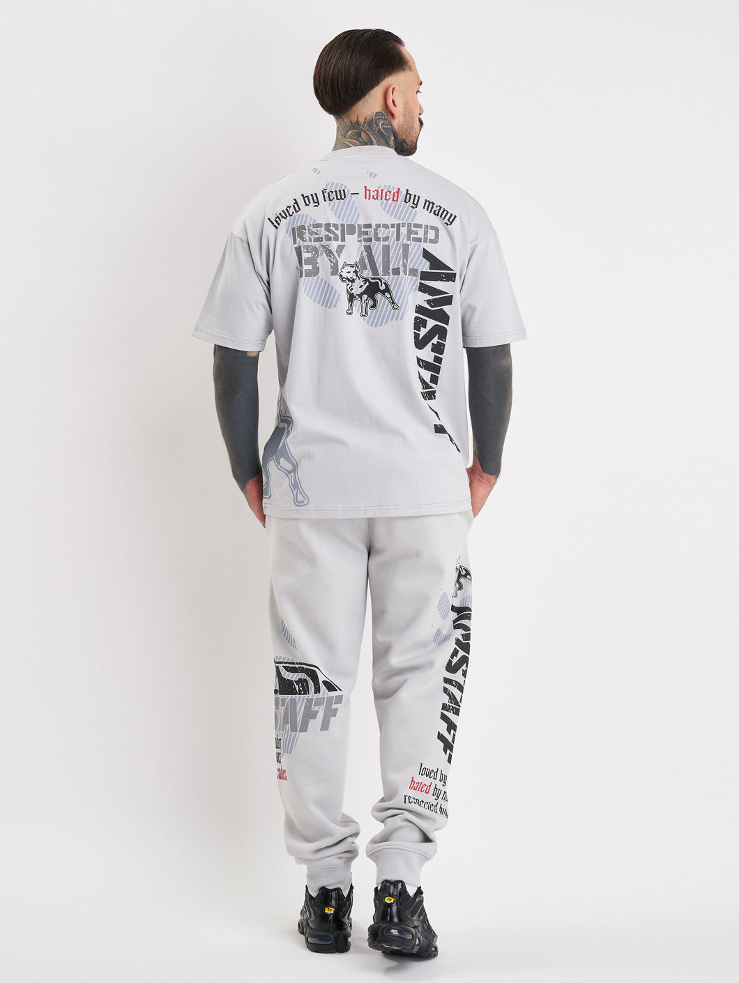 Amstaff Milian T-Shirt Stone Grey