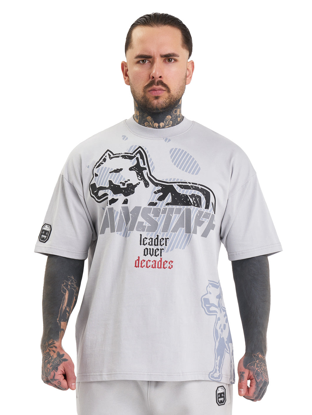 Amstaff Milian T-Shirt Stone Grey