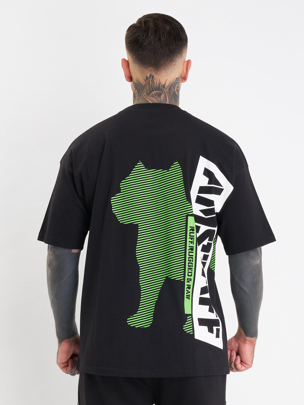 Amstaff Masho T-Shirt Black Grey Green