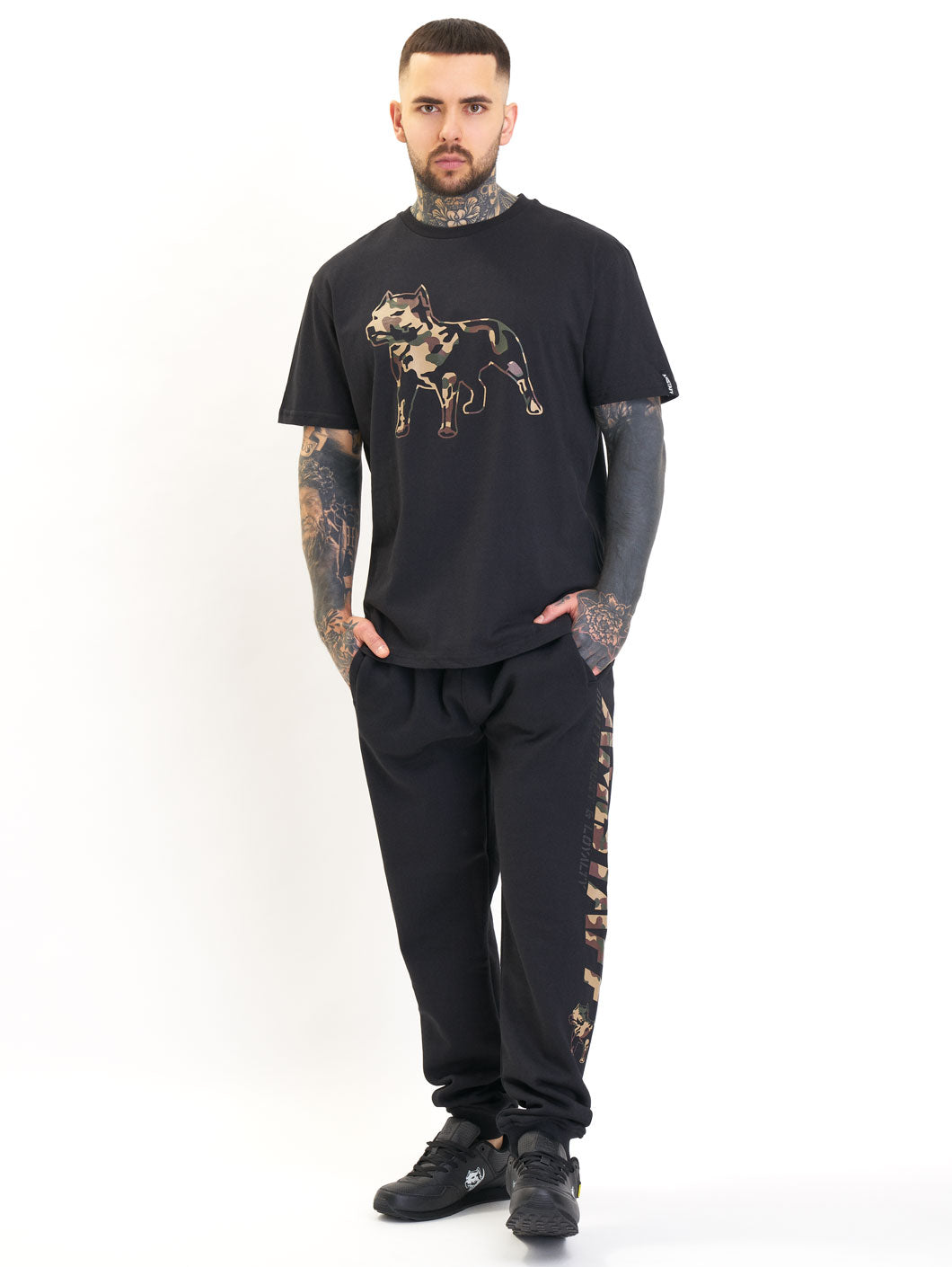Amstaff Logo 2.0 T-Shirt Black Camouflage