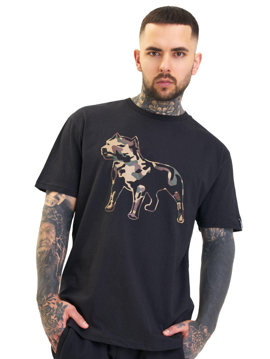 Amstaff Logo 2.0 T-Shirt Black Camouflage
