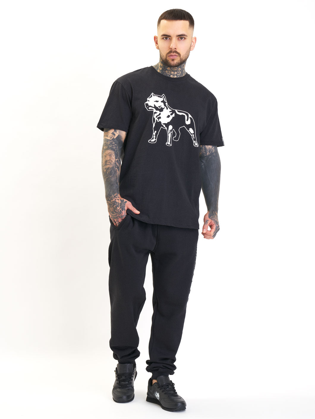 Amstaff Logo 2.0 T-Shirt Black White
