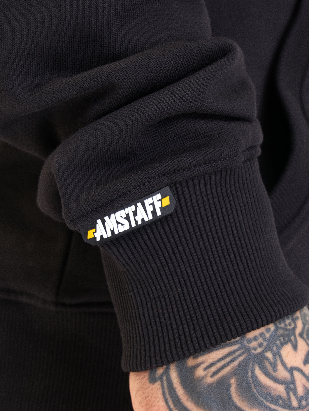 Amstaff Logo 2.0 Hoodie Black White