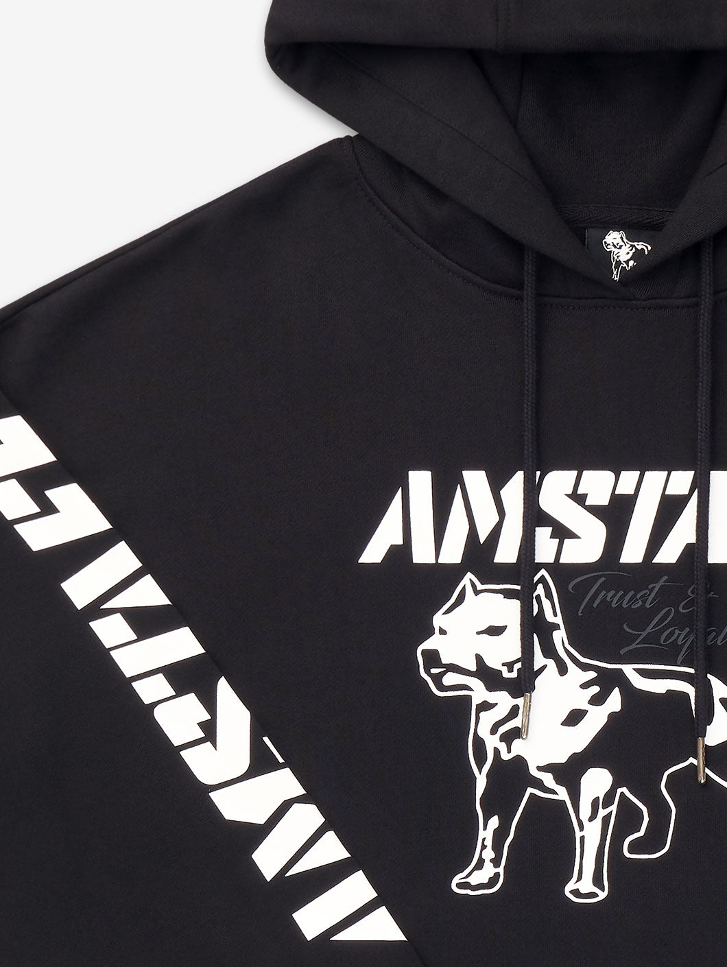 Amstaff Woman Logo Hoodie Black