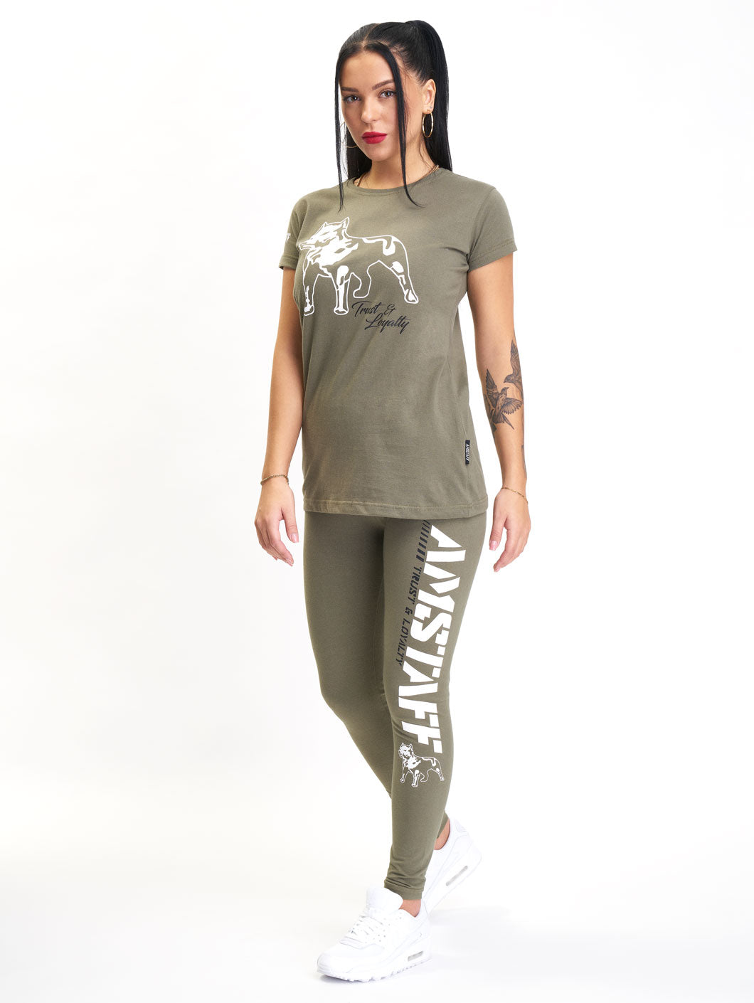 Amstaff Woman Logo Leggings Olive