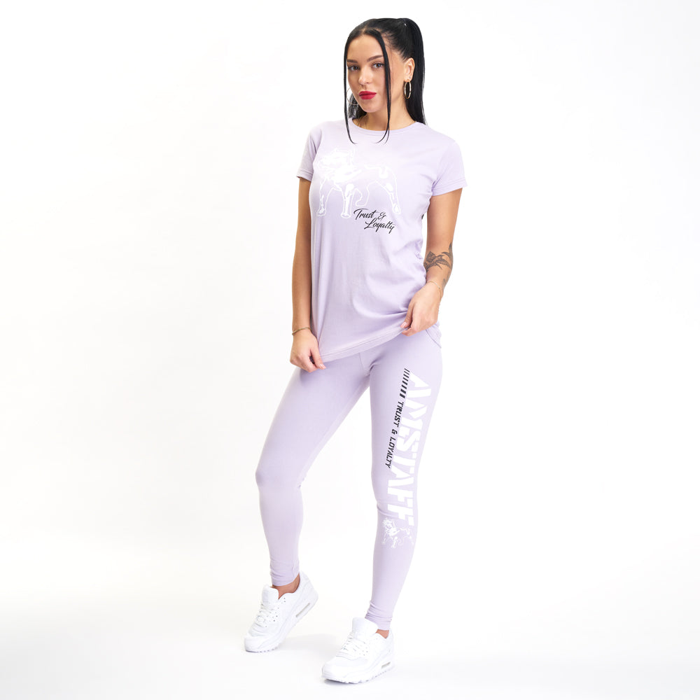 Amstaff Woman Logo Leggings Lavender