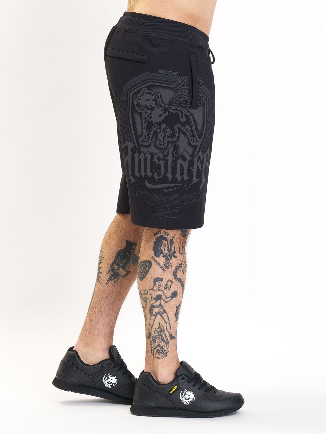 Amstaff Stamic Sweatshorts Black