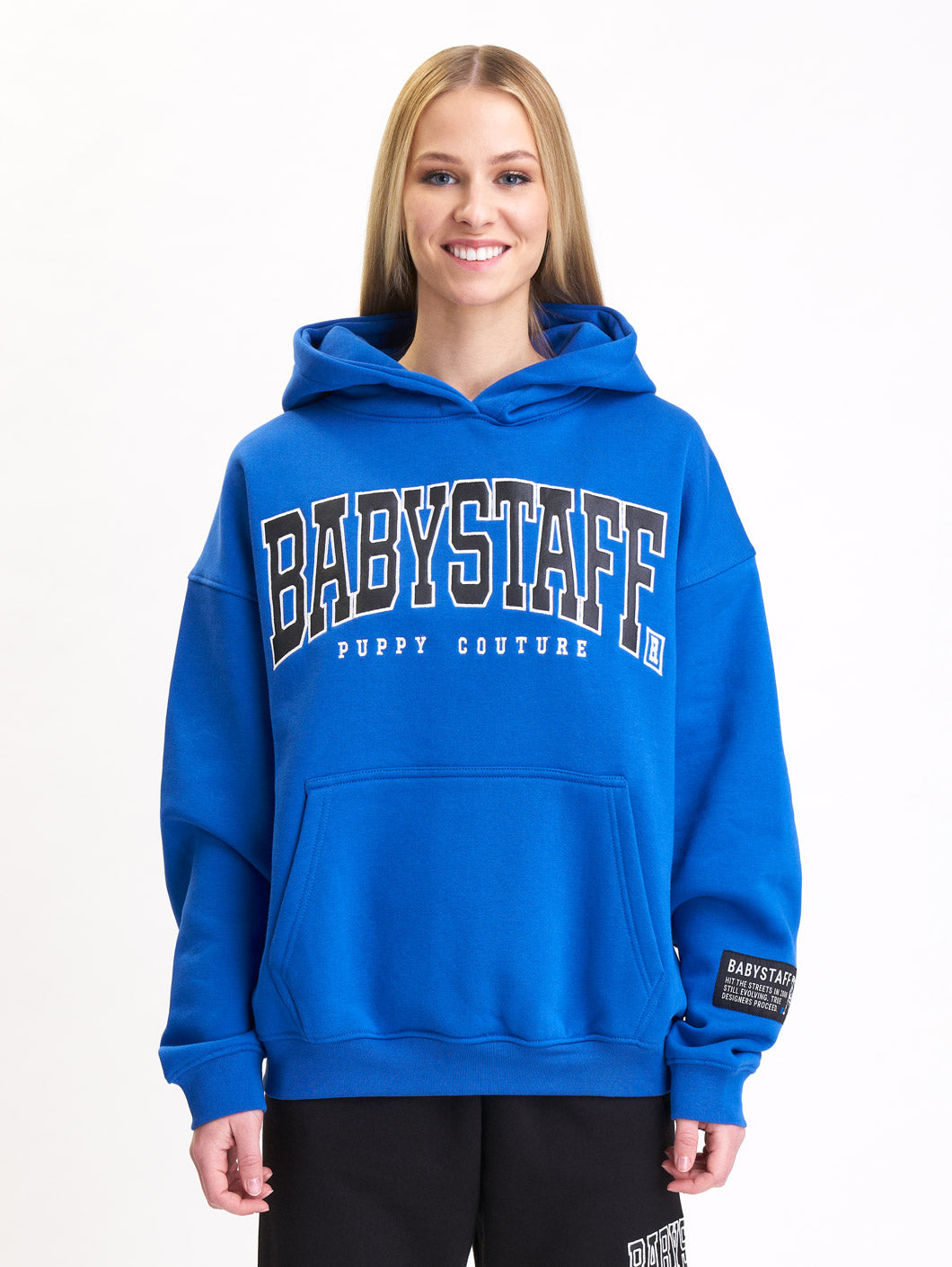 Babystaff College Oversize Hoodie Blue