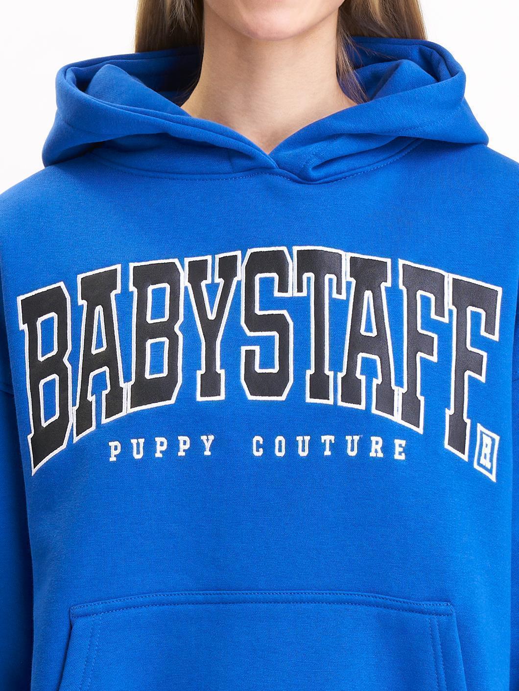 Babystaff College Oversize Hoodie Blue