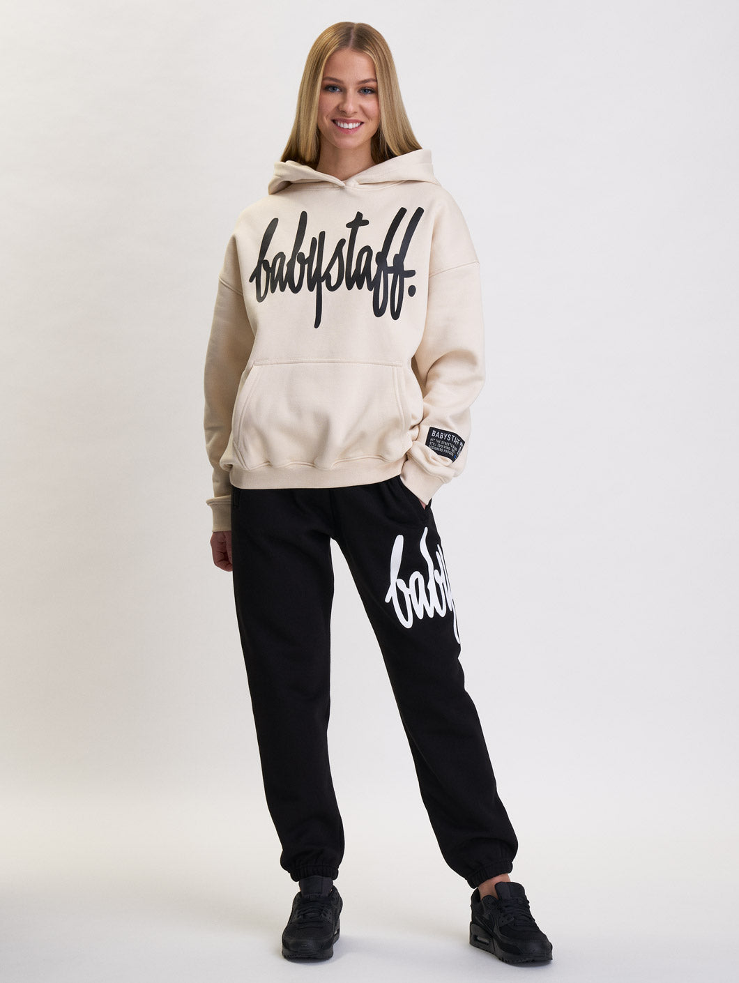 Babystaff Fast Oversize Hoodie Cream