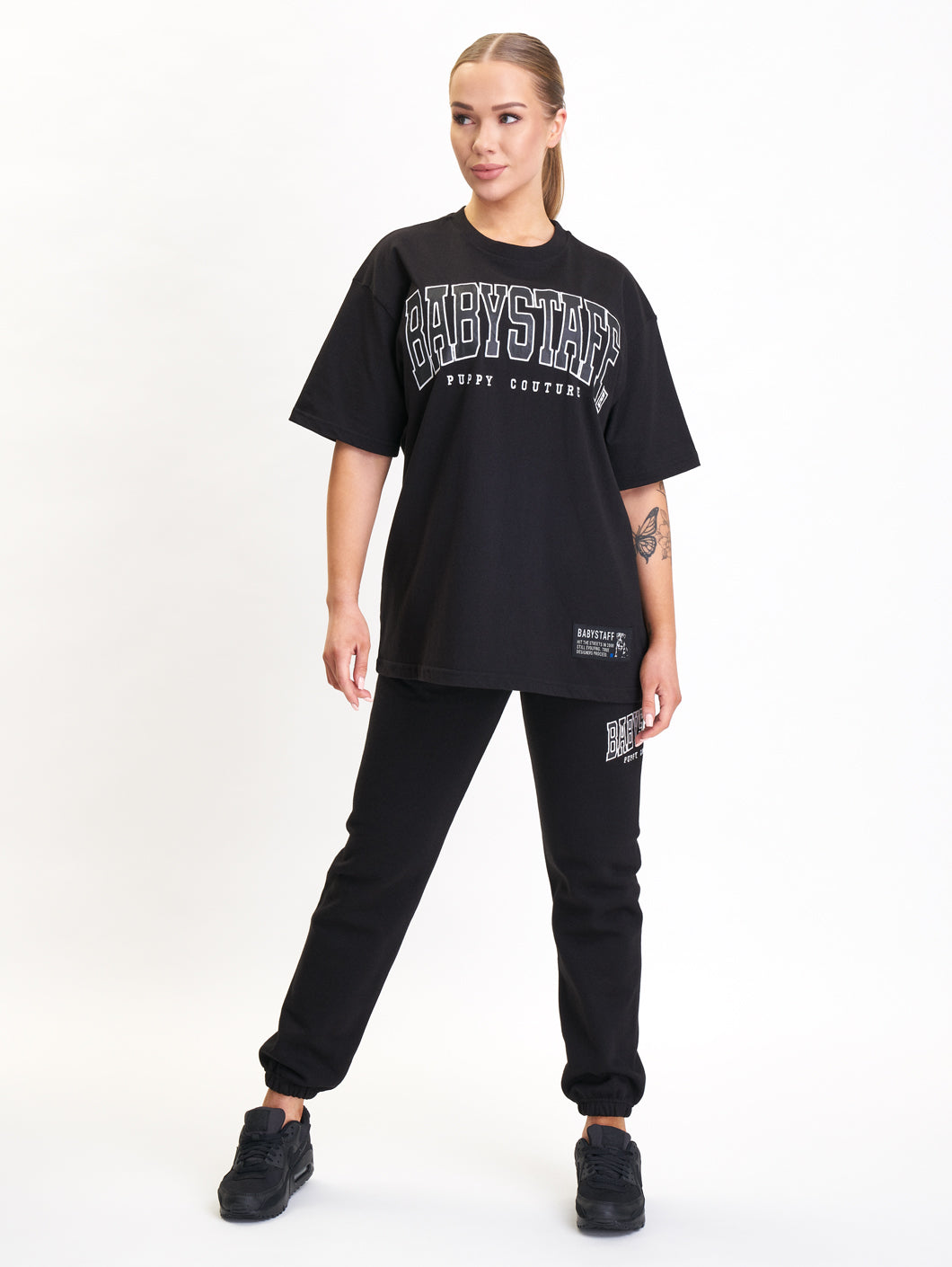 Babystaff College Oversize T-Shirt Black