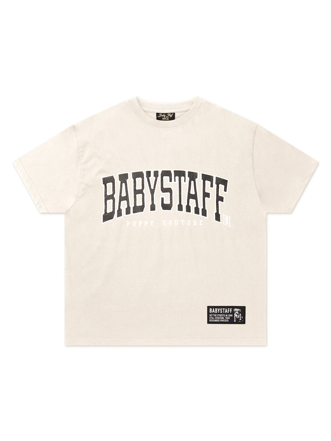 Babystaff College Oversize T-Shirt Cream