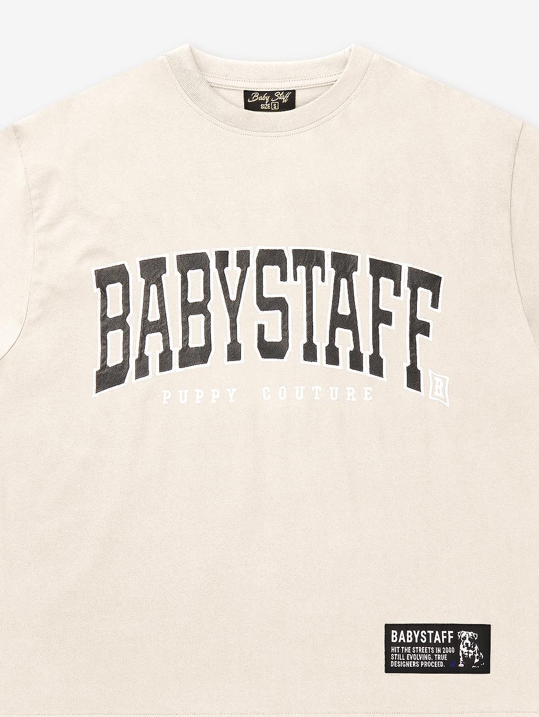 Babystaff College Oversize T-Shirt Cream