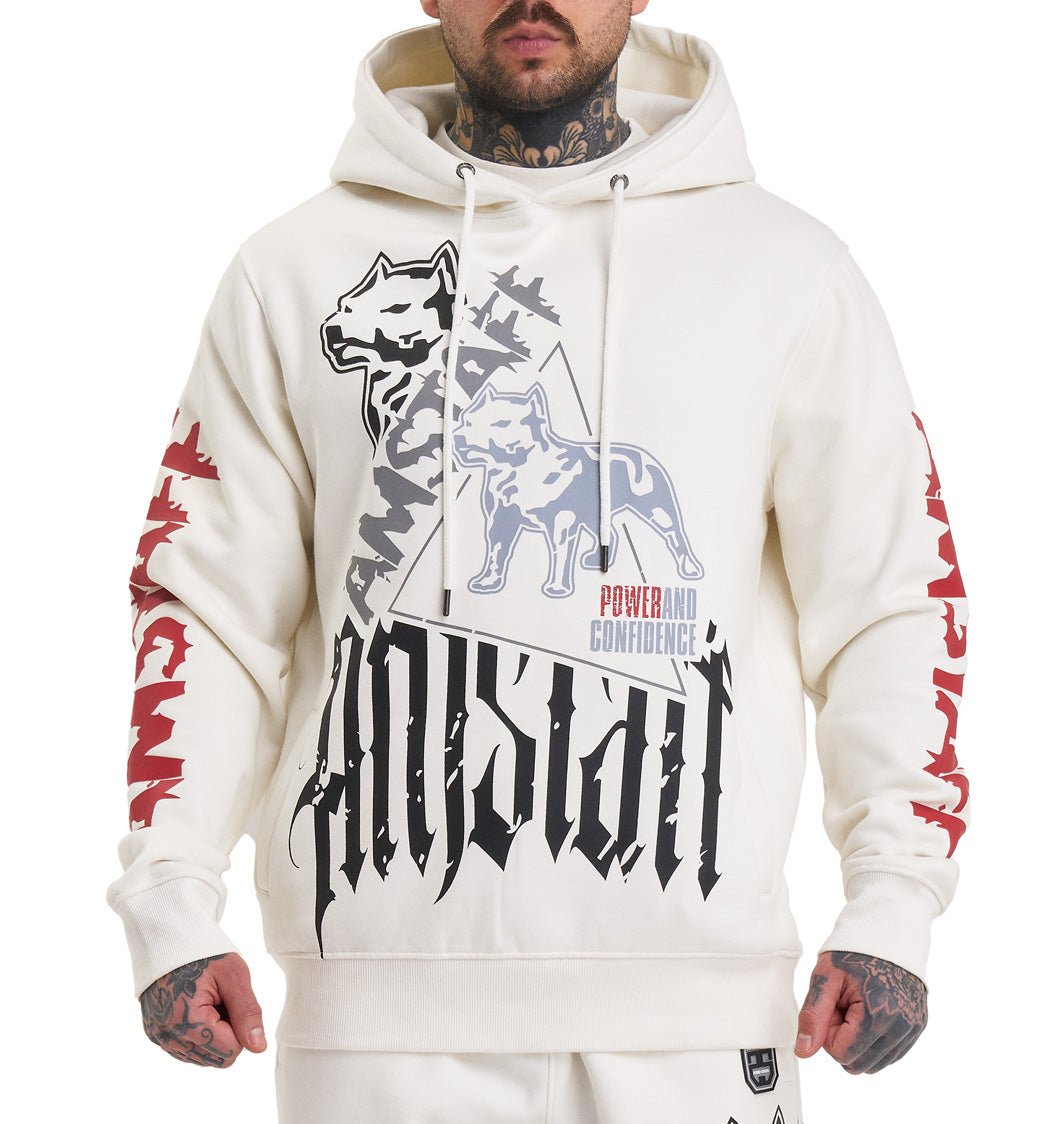 Amstaff Cyrak Hoodie White