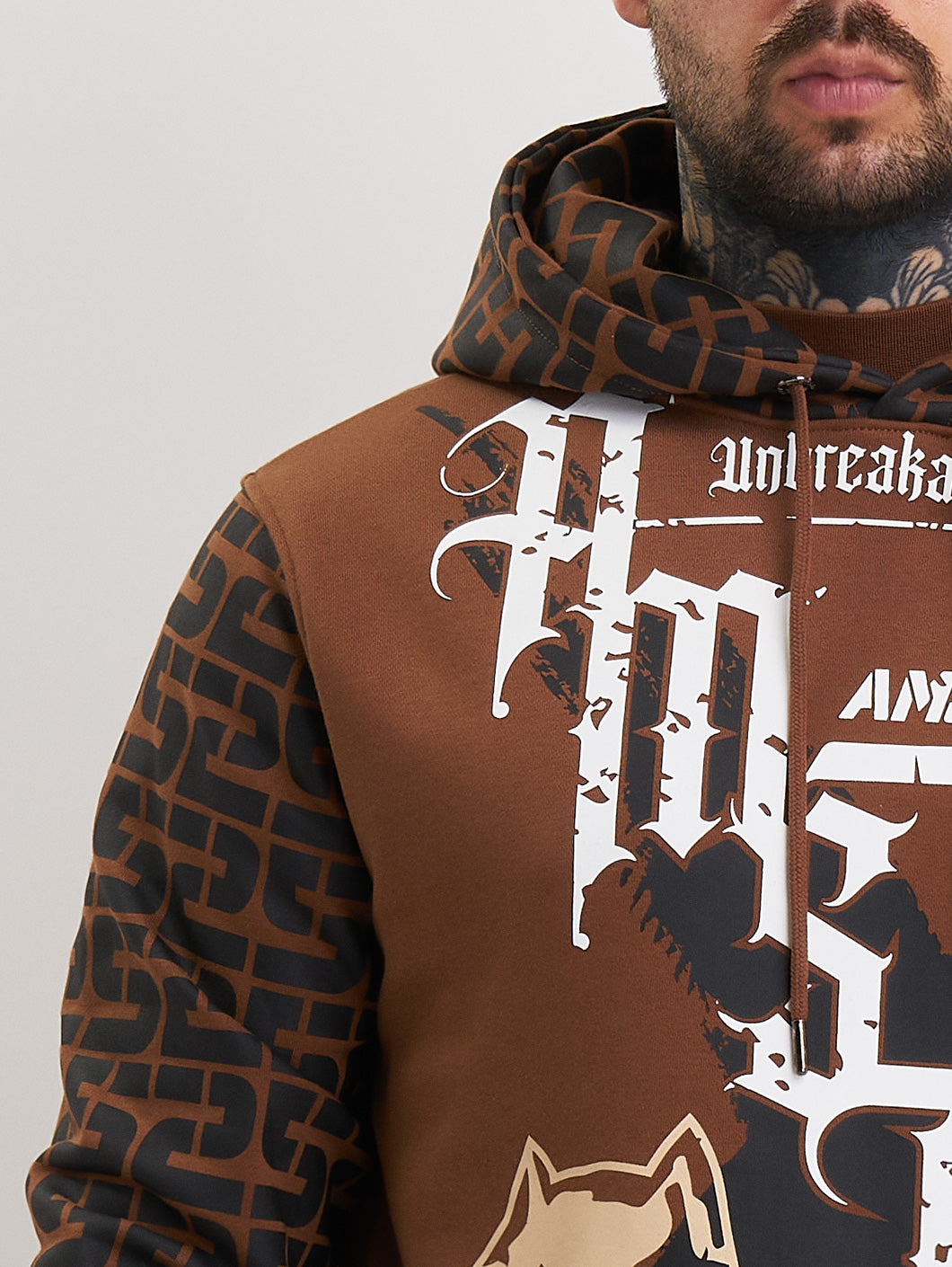 Amstaff Ashur Hoodie Brown
