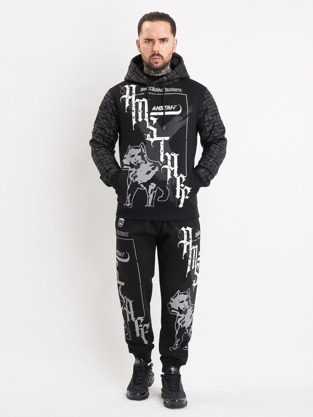 Amstaff Ashur Hoodie Black