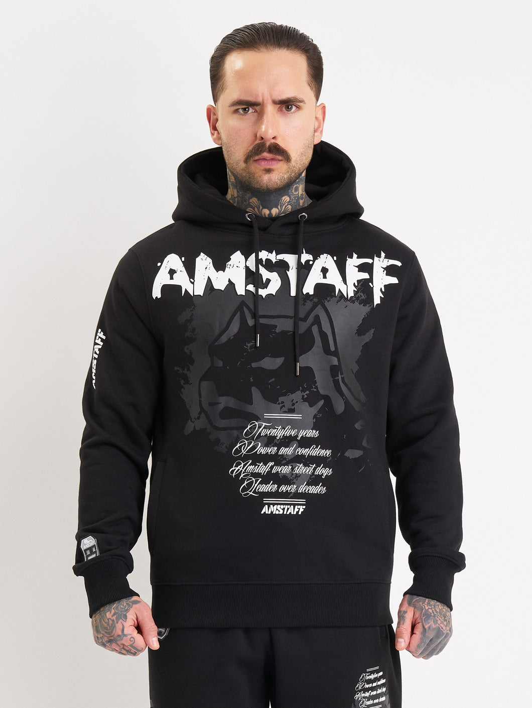 Amstaff Shank Hoodie Black