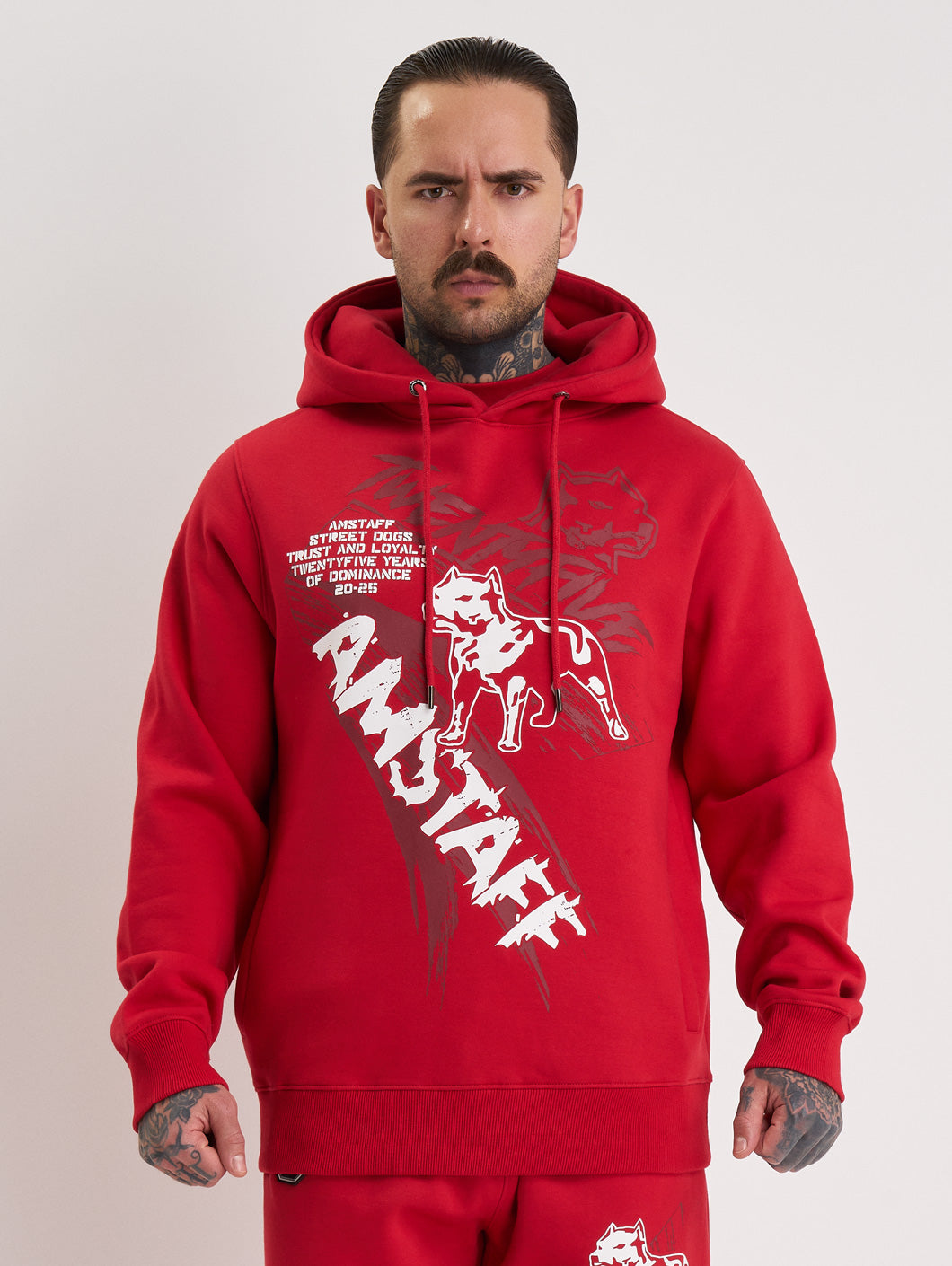 Amstaff Narek Hoodie Red