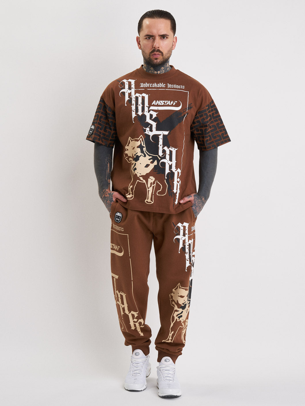 Amstaff Ashur Sweatpants Brown
