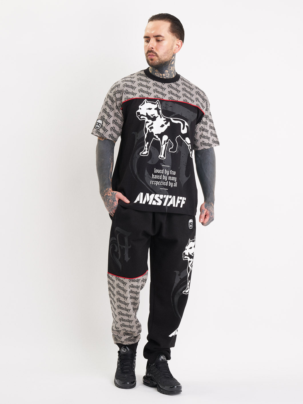 Amstaff Varek Sweatpants Black Grey