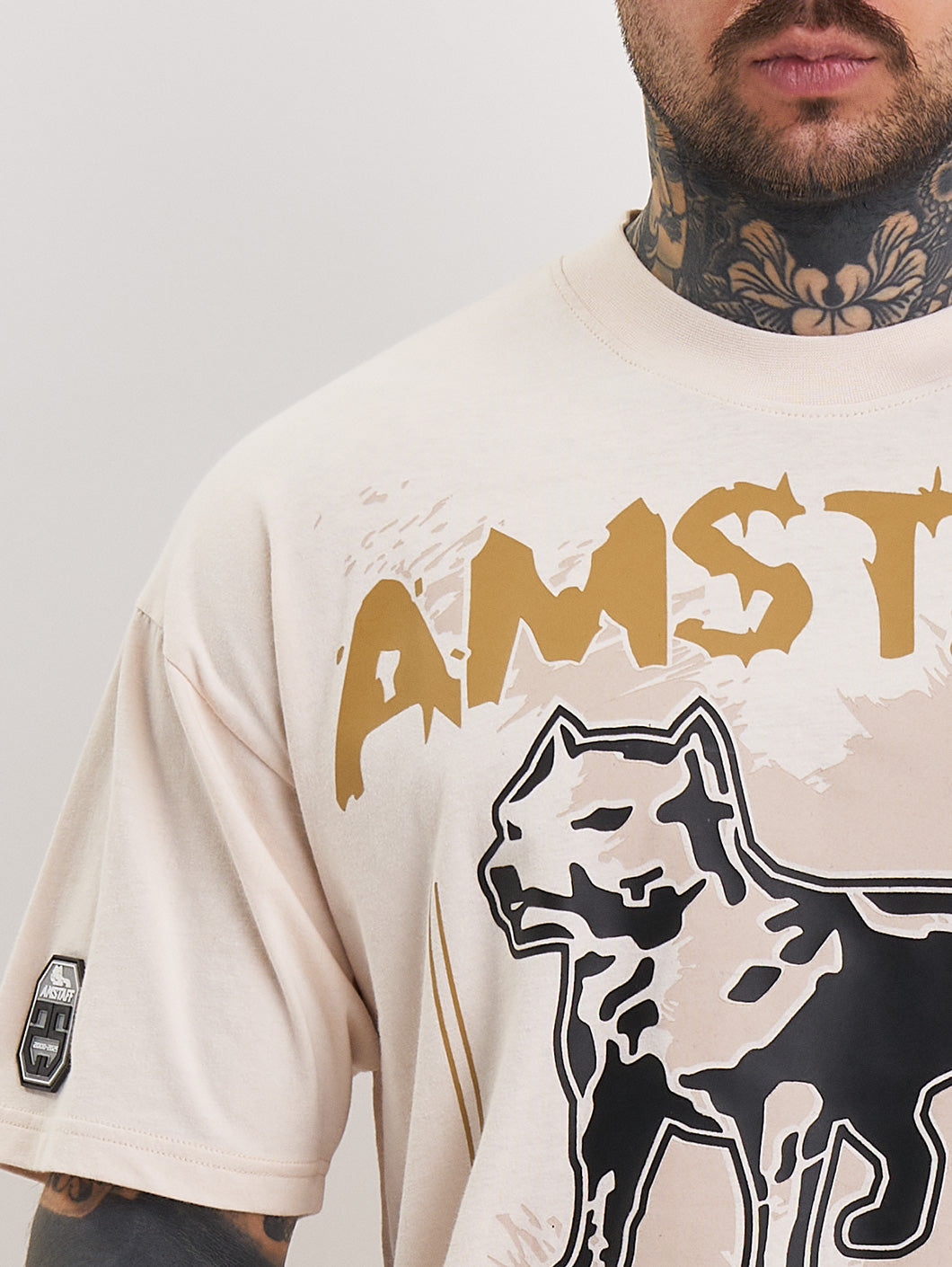 Amstaff Kaldar T-Shirt Creamwood