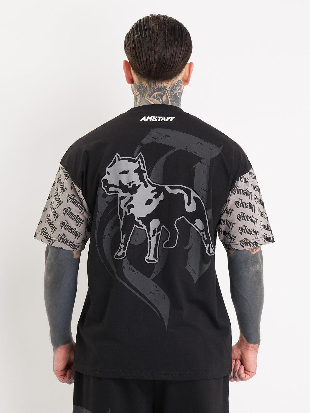 Amstaff Varek T-Shirt Black Grey