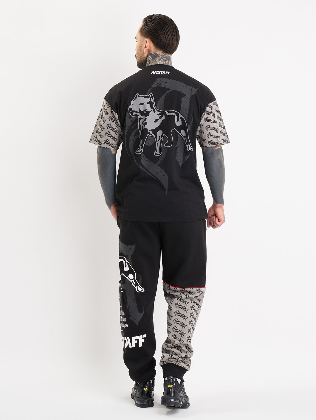 Amstaff Varek T-Shirt Black Grey