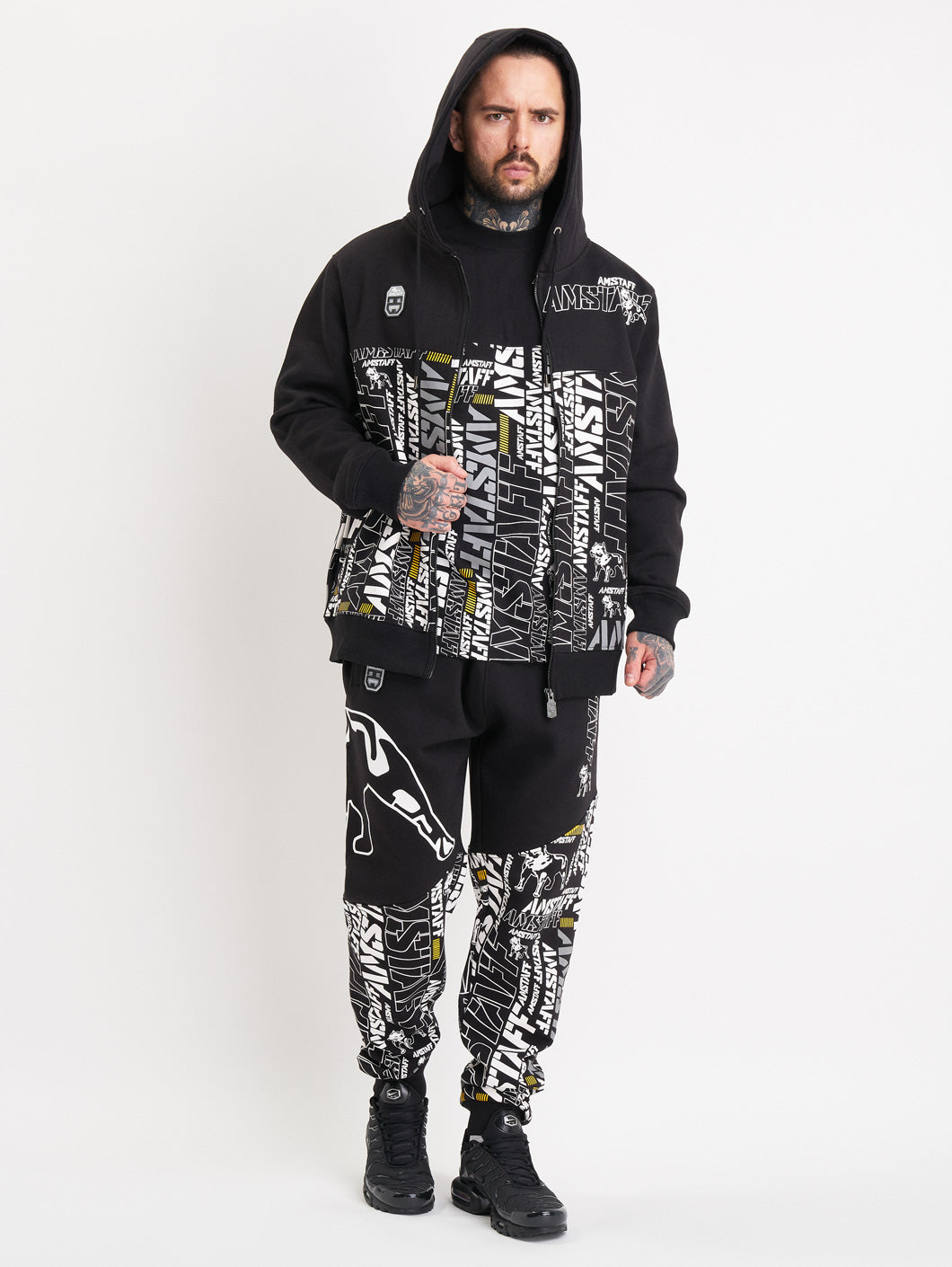 Amstaff Talis Ziphoodie Black