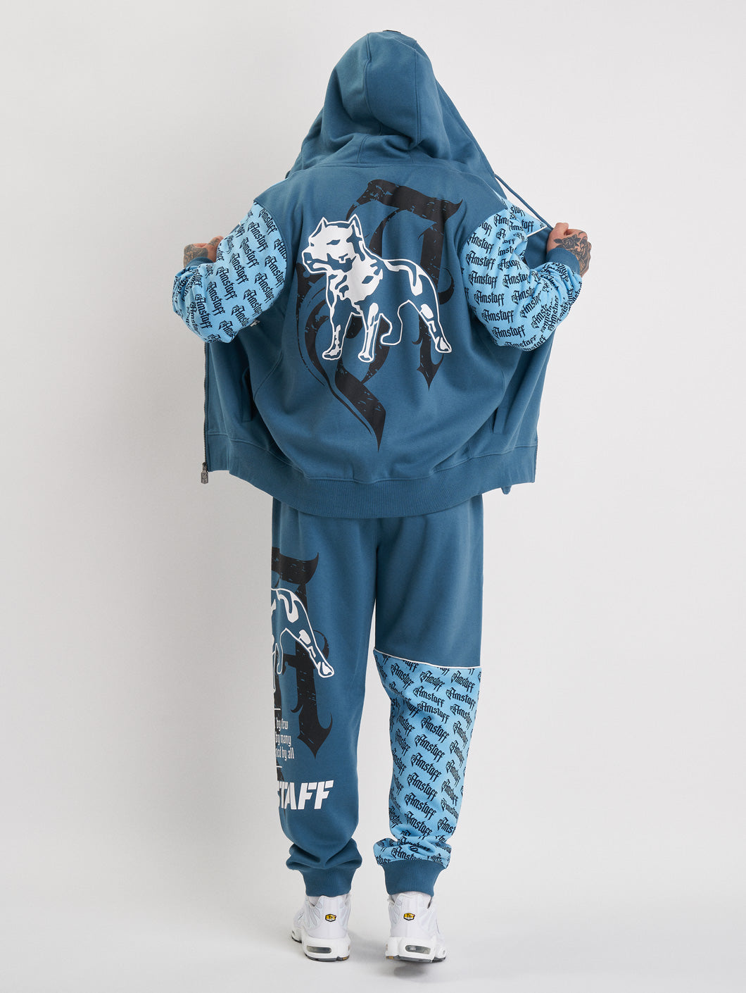 Amstaff Varek Ziphoodie Blue