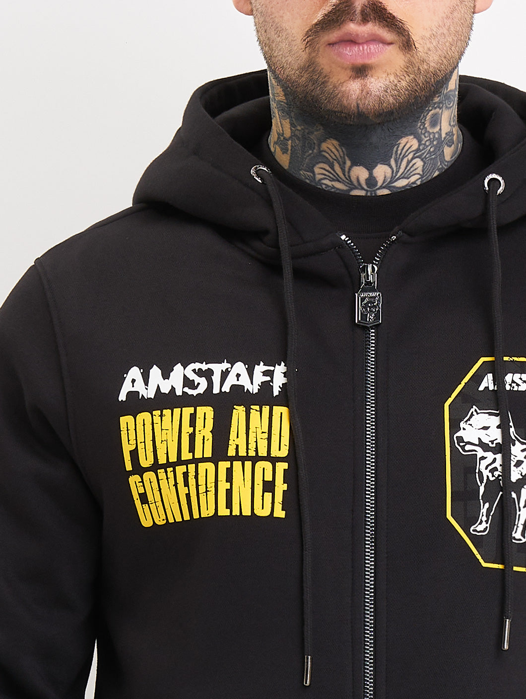 Amstaff Solinor Ziphoodie Black