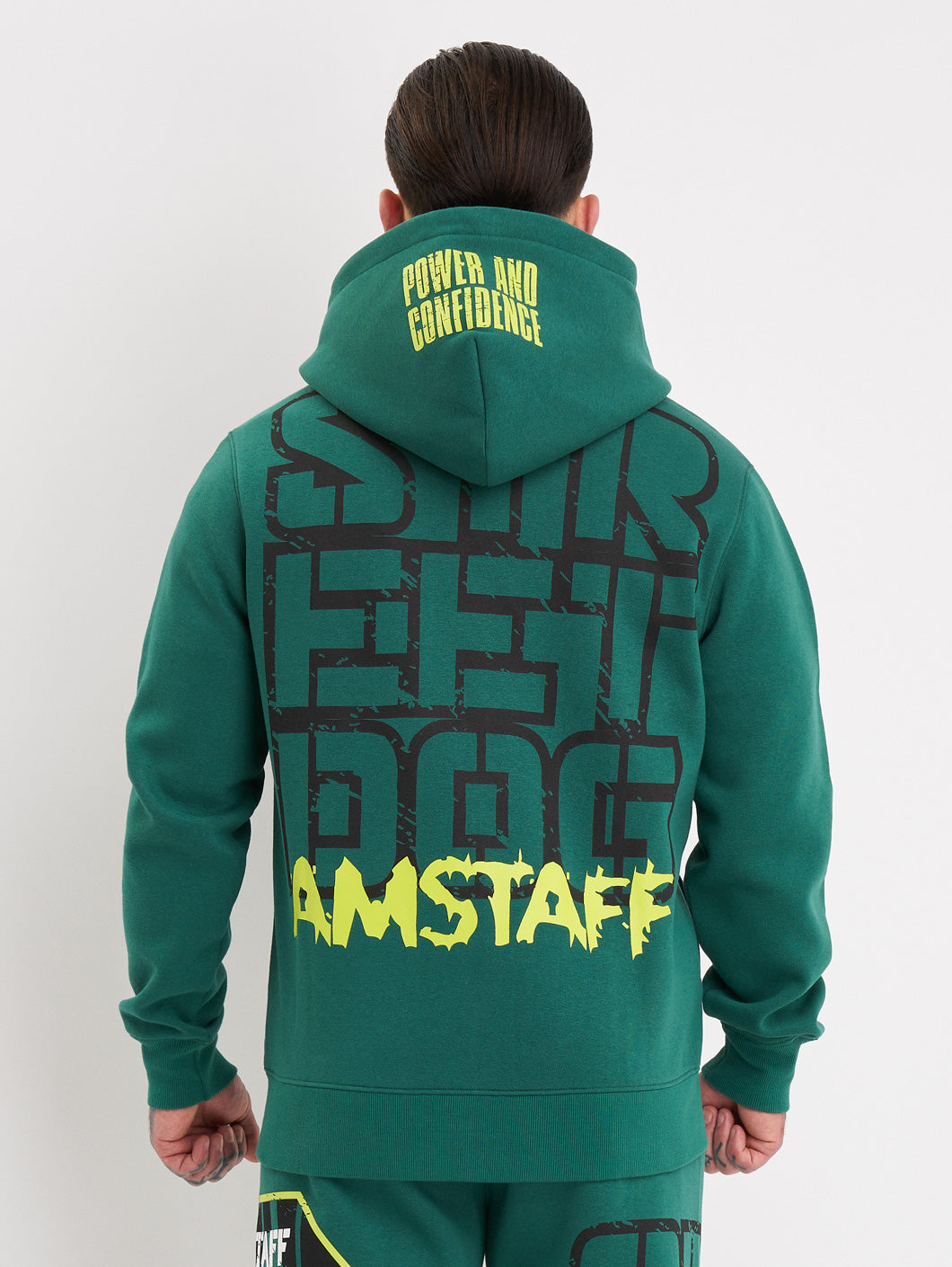 Amstaff Solinor Ziphoodie Green