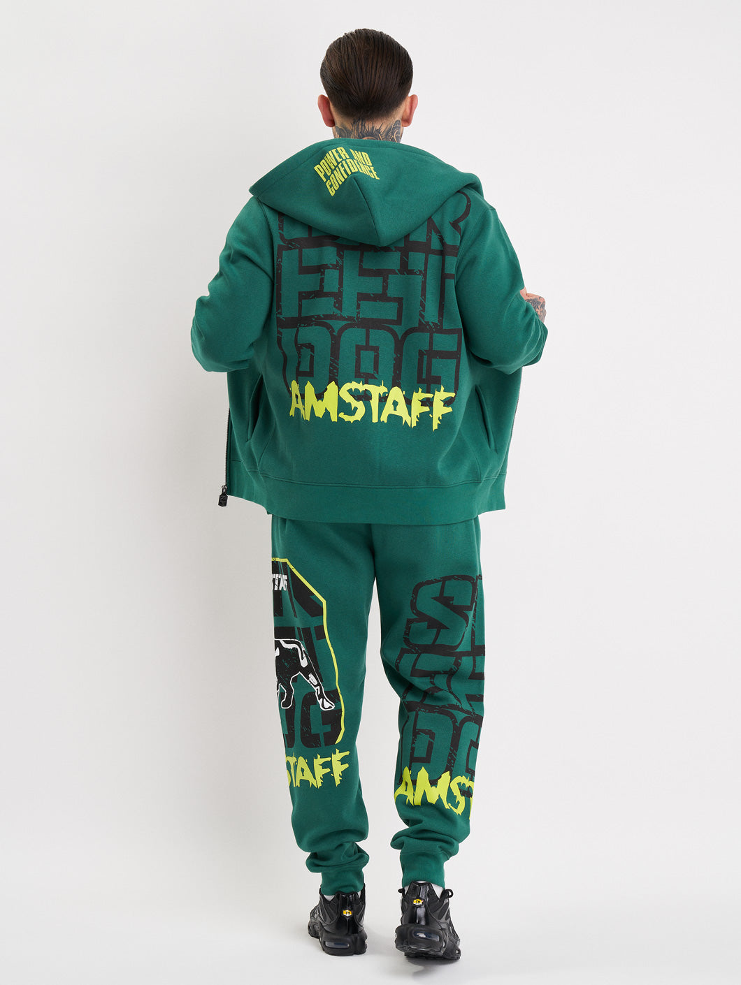Amstaff Solinor Ziphoodie Green