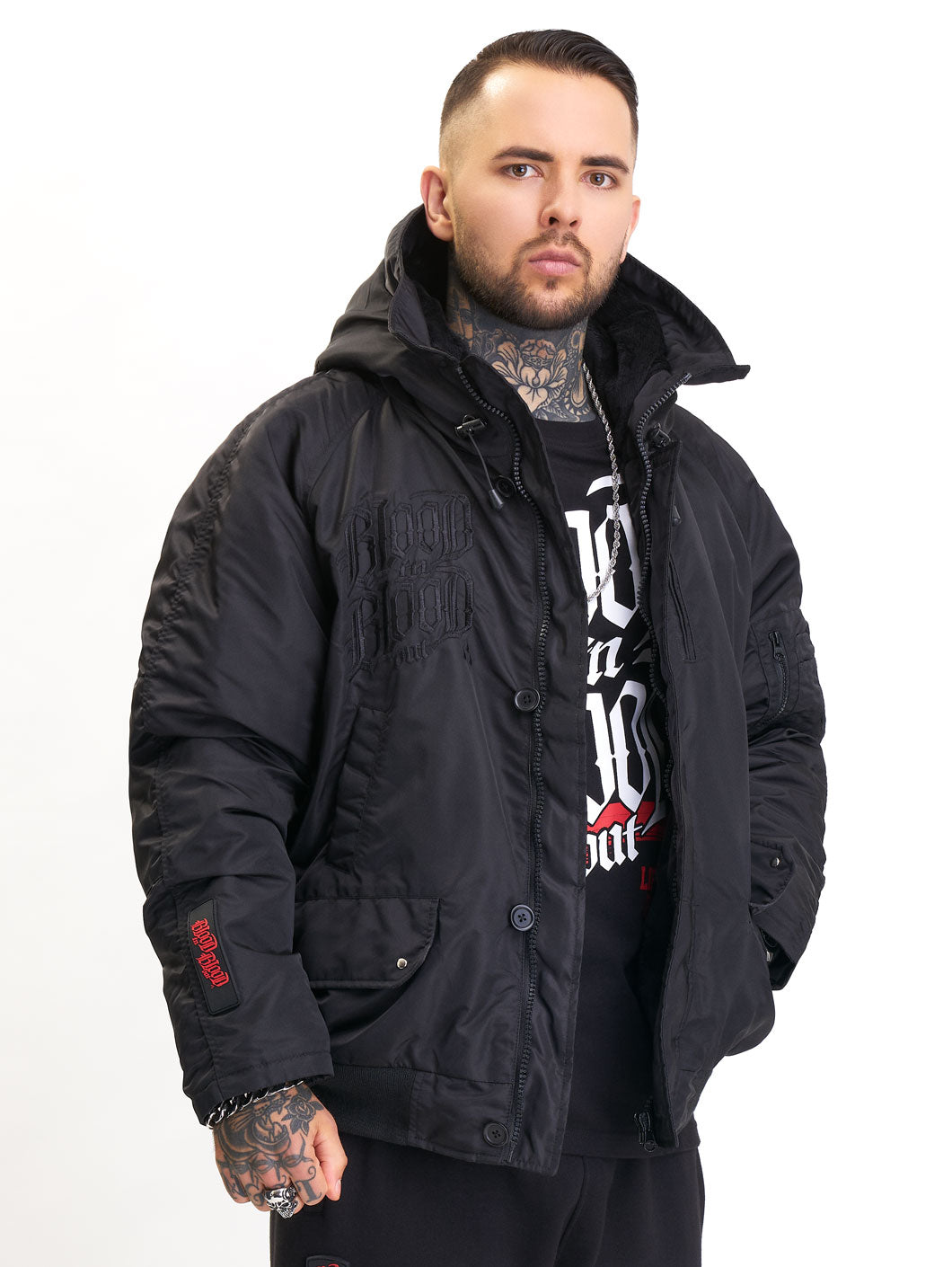 Blood In Blood Out Escudo Winterjacke Black