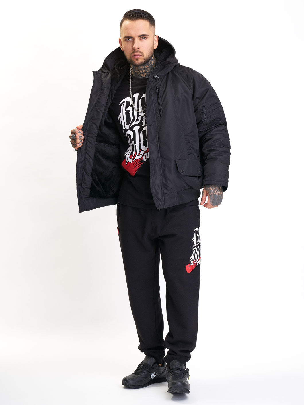 Blood In Blood Out Escudo Winterjacke Black