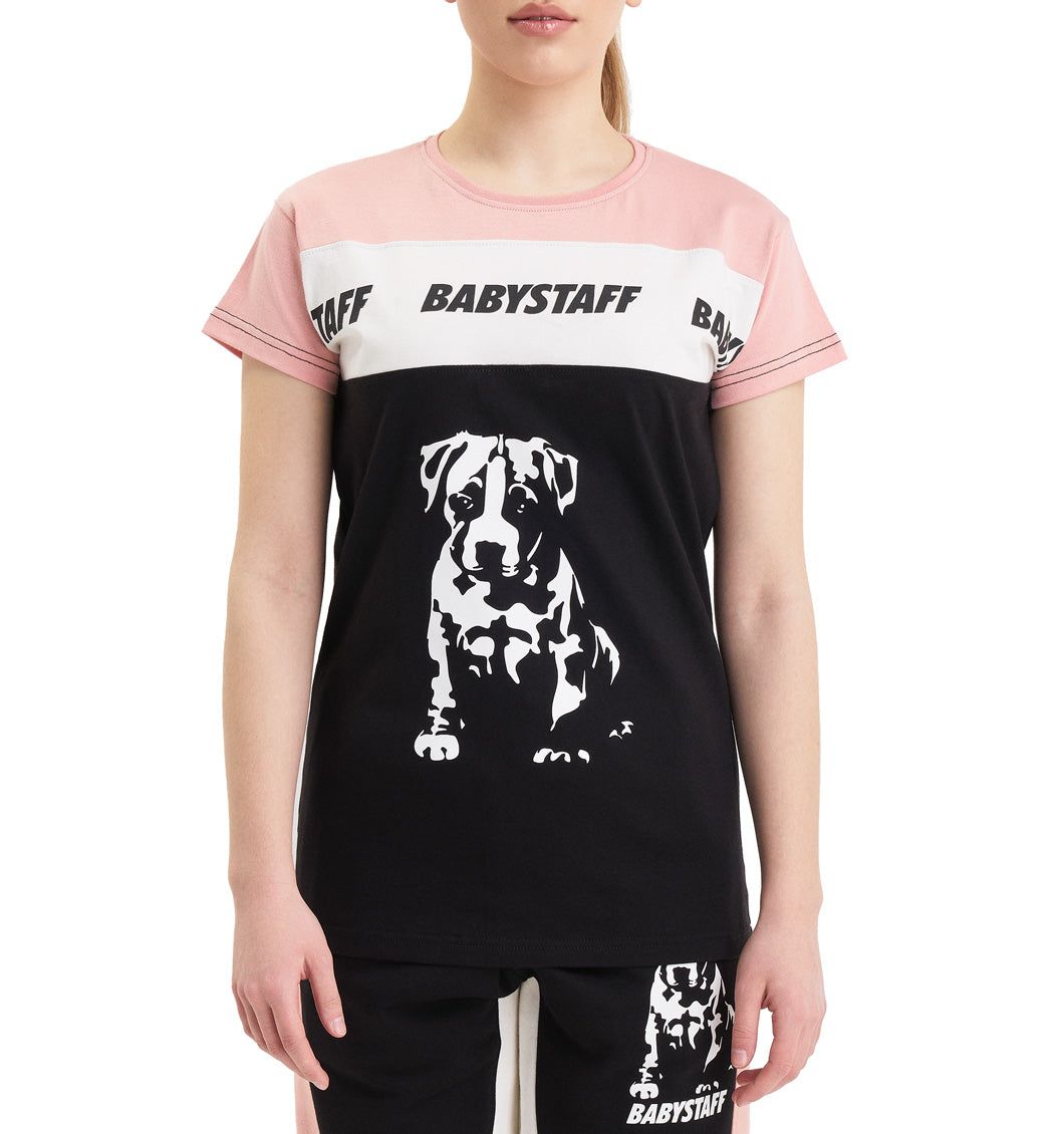 Babystaff Tawani T-Shirt Black Pink