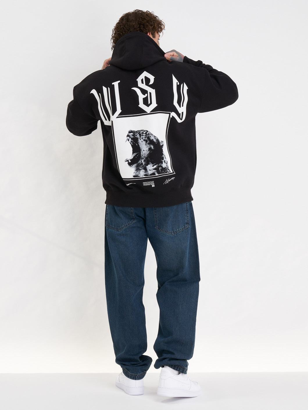 Whoshotya Swiftclaw Heavy Oversize Hoodie Black