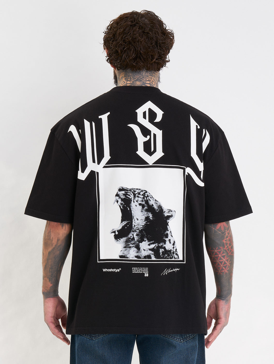 Whoshotya Swiftclaw Oversize T-Shirt Black